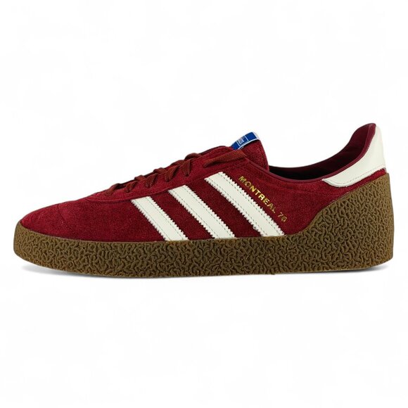 adidas Montreal 76 Noble Maroon Men's Shoes Sneakers JR8371 - Picture 1 of 10